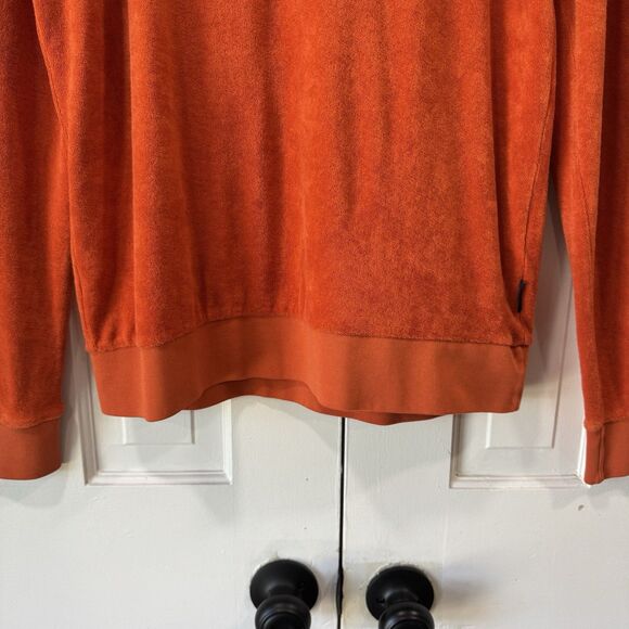 J Lawrence Khakis of Carmel Pullover Hoodie Top Terry Cotton Coastal Casual M/L - Picture 4 of 12